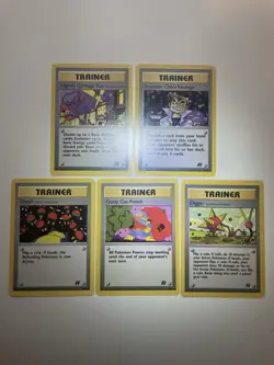 Team Rocket Trainer Bundle Imposter Oaks Revenge 1999 WOTC Pokemon Tcg - Image 1