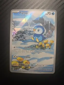 Pokemon TCG - Piplup Illustration Rare - Phantasmal Flames 98/94 NM - Image 1
