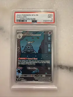 Pokemon TCG Dusclops Illustration Rare Shrouded Fable 069/064 PSA 9 - Image 1