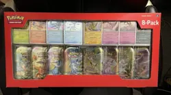 Pokemon TCG Costco Prismatic Evolutions 8 pack mini Tins / NEW / SEALED - Image 1