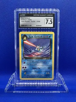 CGC 7.5 NM+ Dark Golduck - Team Rocket 1st Edition 37/82 Pokemon TCG 2000 - Image 1