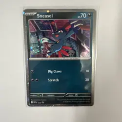 TCG Pokemon TCG Phantasmal Flames Sneasel Black Star Promo Cosmos Holo 020 - Image 3