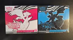 POKEMON SCARLET & VIOLET BLACK BOLT & WHITE FLARE ETB ELITE TRAINER BOXES SEALED - Image 1