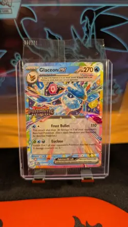 2025 Pokemon Scarlet & Violet Prismatic Evolutions Promos Glaceon EX Stamp #026 - Image 1