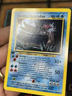 Shining Gyarados 1st Edition Holo Neo Revelation 65/64 Secret Rare Pokemon - Image 2