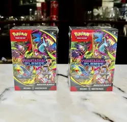 2 x Pokemon TCG Phantasmal Flames Booster Bundle 6pk - In hand - Image 1