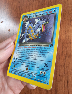 Pokemon TCG Dark Gyarados Team Rocket 8/82 holo rare 2000 WOTC LP - Image 5
