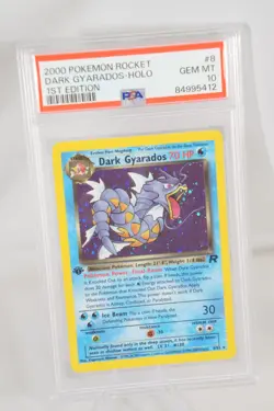 Pokemon Dark Gyarados Team Rocket 1st Edition Holo Rare #8 PSA 10 Gem Mint - Image 1