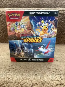 Pokemon TCG Scarlet & Violet Surging Sparks Booster Bundle (Factory Sealed) - Image 1