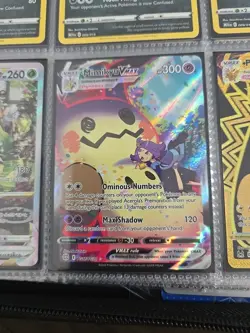 Pokemon TCG Mimikyu VMAX TG17/TG30 Full Art Ultra Rare Holo Trainer Gallery - Image 1