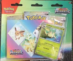 Pokemon Prismatic Evo Tech Sticker Collection (Set of 3) Glaceon Sylveon Leafeon - Image 5