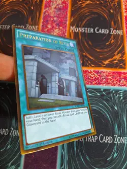 Yu-Gi-Oh! Preparation of Rites PGL2-EN054 Gold Rare 1st Edition Near Mint - Image 2