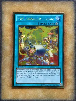 Yugioh Fire Formation - Tenki PGLD-EN050 Gold Rare 1st Ed NM - Image 1