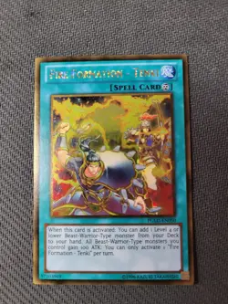 1x Yugioh Fire Formation - Tenki PGLD-EN050 Gold Rare Unlimited LP Free Shipping - Image 1