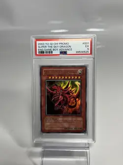 Yu-Gi-Oh! Slifer the Sky Dragon GBI-001 Game Boy Advance Ultra Rare PSA 5 - Image 1