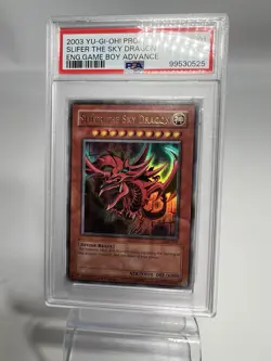 Yu-Gi-Oh! Slifer the Sky Dragon GBI-001 Game Boy Advance Ultra Rare PSA 5 - Image 4