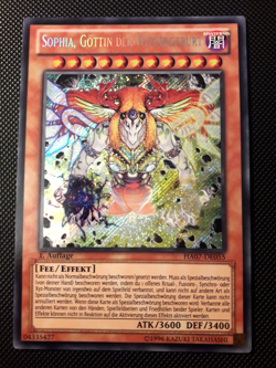 Yu-Gi-Oh! Sophia, Gottin der Wiedergeburt, HA07-DE055, Secret Rare, 1. A., NM - Image 1