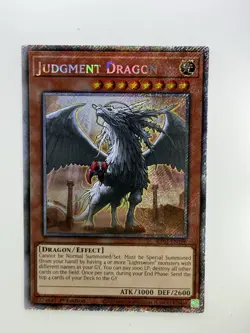 Yugioh! Judgment Dragon RA03-EN196 Platinum Secret Rare 1st Edition Gem Mint 💎 - Image 4
