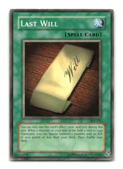 Last Will - SYE-031 - YuGiOh-LP - Image 1