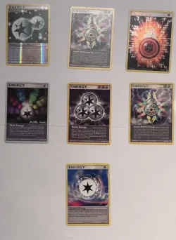 Lot Of 7 Rare & Uncommon Special Energy Pokemon Cards - $24 Value - Image 1