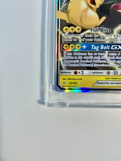 Pikachu & Zekrom Tag Team GX 33/181 Team Up Ultra Rare Pokemon Card - Image 4