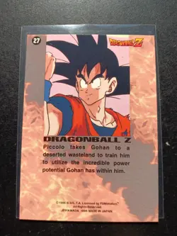 Dragon Ball Z 1996 Card #27 Gohan - Image 2