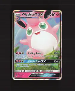 Wigglytuff GX 42/68 Hidden Fates Ultra Rare Holo Pokemon Card NM - Image 1