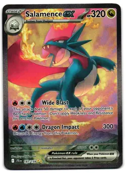 Salamence ex 187/159 - Journey Together Pokemon TCG - NM Card - Image 1