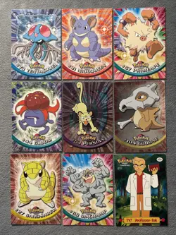 Topps Pokemon Cards Vintage Holo Cubone Holo Texture Persian Oak Machamp + More! - Image 1