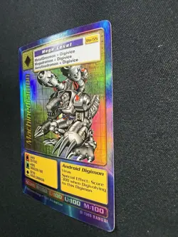 Machinedramon Digimon TCG Card BO-55 Holo Foil 1999 Bandai - Image 4
