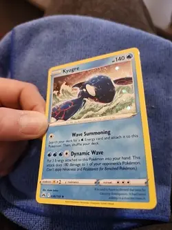 Pokemon TCG Kyogre 036/159 2023 Crown Zenith Cosmos (Swirl) Holo Rare Card - NM - Image 2