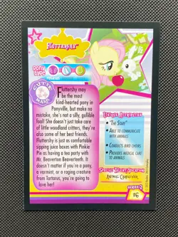 #6 Fluttershy MLP Series 2 Trading Card Enterplay Hasbro 2013 - Image 2