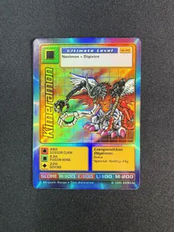 Vintage Digimon CCG Battle Series 1 Holo Card Kimeramon ST-21S - Image 1