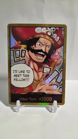 DON!! Card (Gol.D.Roger) (Gold) Carrying On His Will Foil - Image 1