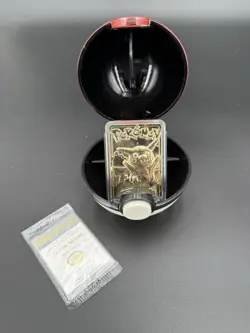 Pokemon Vintage 1999 23K Gold Plated Card Burger King Limited Edition Pikachu - Image 1