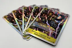 One Piece CCG Eustass 'Captain' Kid 5x Card Playset - OP10-112 SR - ALL MINT - Image 1
