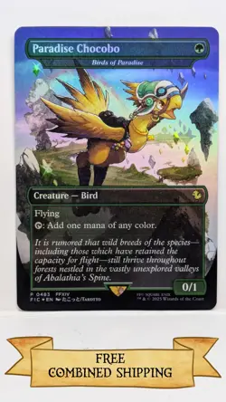 Paradise Chocobo - Birds of Paradise (Borderless) Commander: Final Fantasy Foil - Image 1