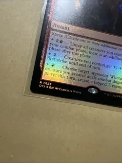 MTG Great Train Heist OTJ 0145 R NM FOIL - Image 3