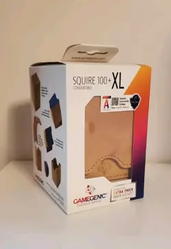 Gamegenic SQUIRE 100+ XL Convertible Deck Box NEW: Sand Color - Image 1