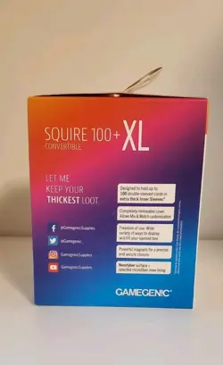 Gamegenic SQUIRE 100+ XL Convertible Deck Box NEW: Sand Color - Image 5
