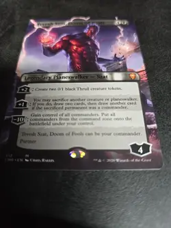 MTG, Tevesh Szat, Doom of Fools (Borderless) 512 NM Commander Legends Regular - Image 1
