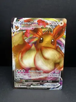 Eevee VMAX SWSH087 Holographic Black Star Promo Pokemon TCG - Image 1