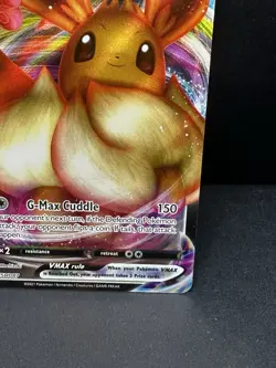 Eevee VMAX SWSH087 Holographic Black Star Promo Pokemon TCG - Image 5