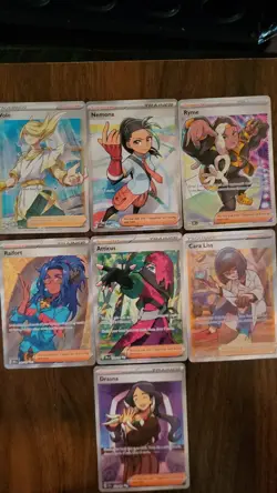 Pokemon TCG Holo Trainer Bundle of 7 Cards NM Near Mint English - Image 1