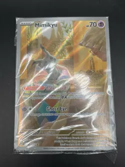 2024 Pokemon Mimikyu SVP075 Promo Paldean Fates Factory Sealed - Image 1