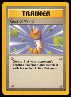 GUST OF WIND - Base Set - 93/102 - Common - Pokemon Card - NM - Image 1