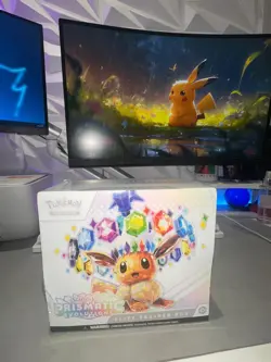 Pokemon TCG Prismatic Evolutions ETB Sealed (Tear On Front) - Image 1