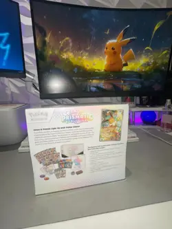 Pokemon TCG Prismatic Evolutions ETB Sealed (Tear On Front) - Image 2