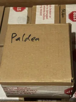 Paldea Evolved S&V Pokemon Checklane Booster Blister 16 Pack Sealed Inner Case 820650853319 - Image 1