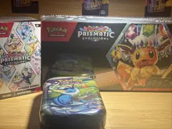 Pokemon Prismatic Sealed Lot - Surprise Box,Booster Bundle & Tin - Image 1
